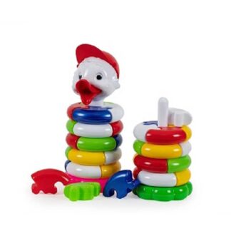 Гр Піраміда “Качечка” 1816 "BAMSIC", 5 кілець, 20 пазлових елементів