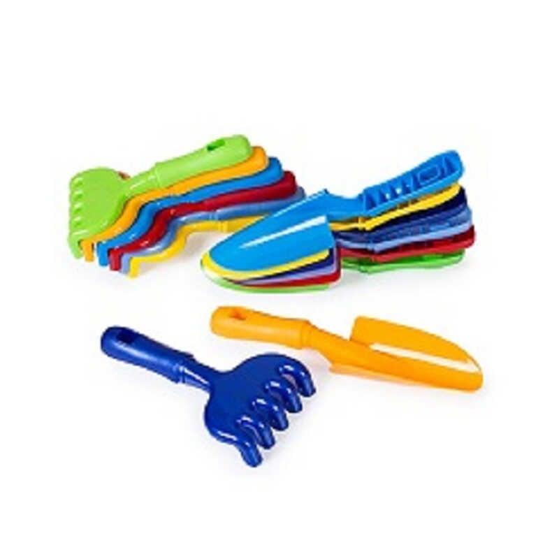 Гр Пісочний набір "Лопатка граблі "великі" 014 ЦІНА ЗА 10ШТ В БЛОЦІ 1набір=1лопатка+1грабельки "B...