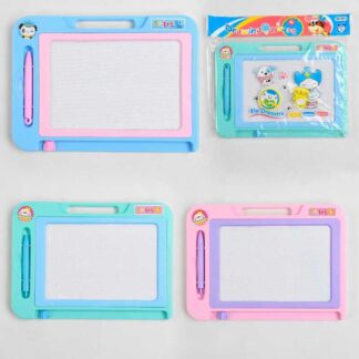 Дошка для малювання ЧОРНО-БІЛА C 36498 3 кольори, магнітна, 1шт у пакеті, ВИДАЄТЬСЯ ТІЛЬКИ МІКС В...