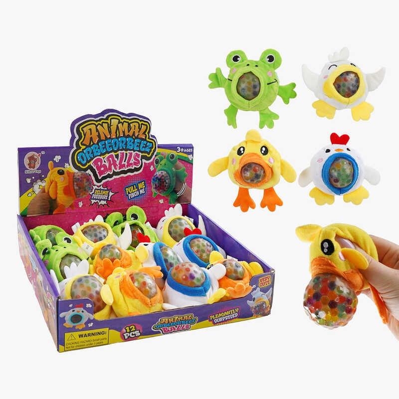 Гра антистрес C 70604 ЦІНА ЗА 12 ШТУК В БЛОЦІ, тваринки, орбізи, в коробці