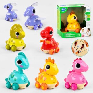 Каталка 6110 6 видів, "Hola" світло, звук, сенсорні кнопки, в коробці