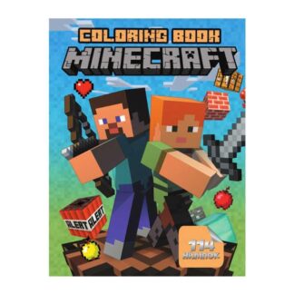 Гр Розмальовка з завданнями + 114 наліпок А4: "MineCraft" 6922203546687 "Jumbi"