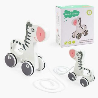 Каталка C 65000 мотузочка, дерев’яна, у коробці