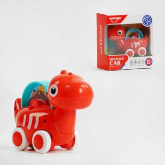 Каталка HE 8007 Штрих-60170 "Динозаврик", КОЛІР ЧЕРВОНИЙ, у коробці