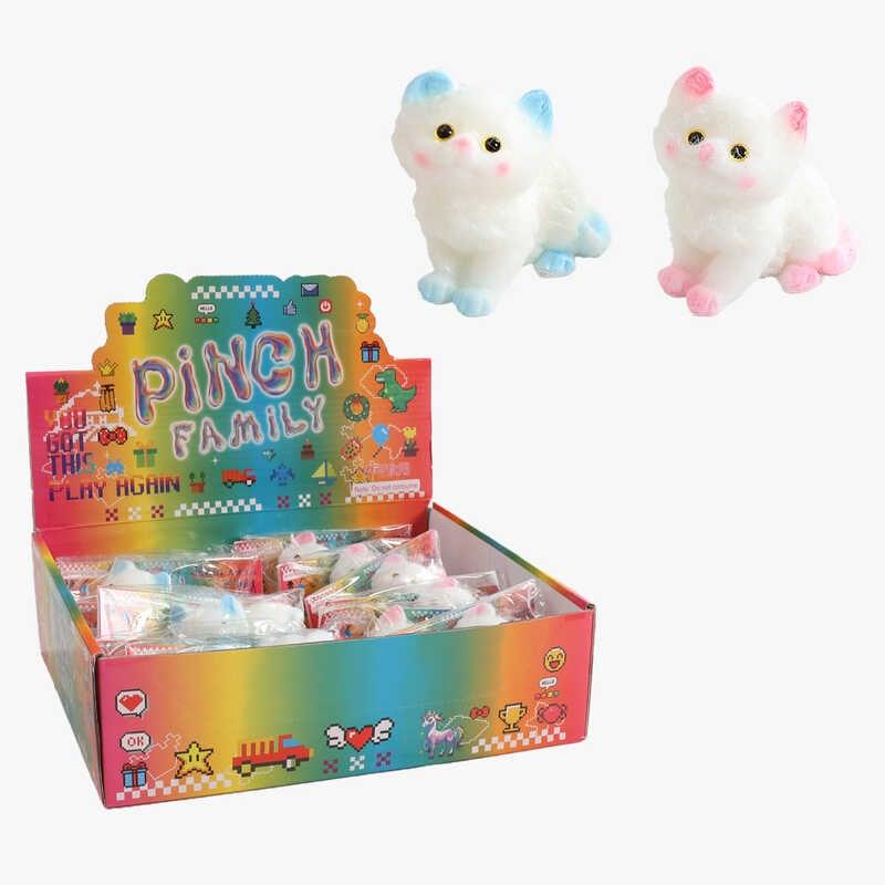 Гра антистрес C 70864 ЦІНА ЗА 12 ШТУК В БЛОЦІ, “Котик”, в коробці