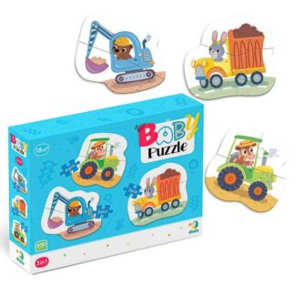 Гр Пазл 3 в 1 "Транспорт" 300392 "Dodo"