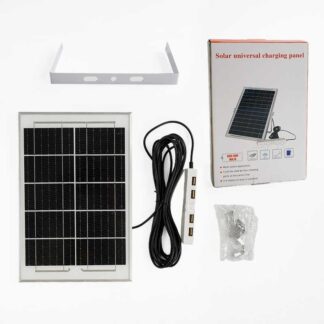 Зарядна станція С 68426 сонячна панель, 4 USB виходи, 600-800 mA/h, коробці
