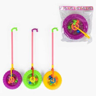 Каталка-колесо 189 С 3 кольори, в пакеті, ВИДАЄТЬСЯ ТІЛЬКИ МІКС ВИДІВ