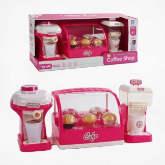 Кав`ярня 818-228 A підсвічування, кавомашина, вододозатор, солодощі, в коробці