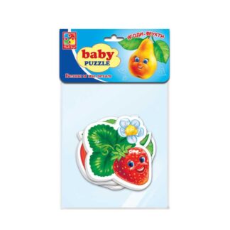 Гр Пазли бейбі "Фрукти" VT 1106-77 укр., "Vladi Toys", у пакеті