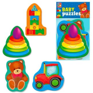 Гр Пазли м`які бейбі "Малюк зможе. Іграшки" VT1106-94 "Vladi Toys", в пакеті