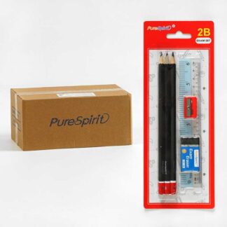 Канцелярській набір C 60812 3 олівці, лінійка, стиральна гумка, точилка, ЦІНА ЗА 12 ШТУК В БЛОЦІ