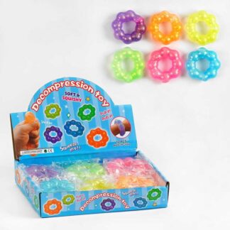 Гра антистрес С 64037 ЦІНА ЗА 12 ШТУК В БЛОЦІ, браслет, глітер, в коробці