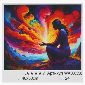 Картина за номерами WA 300358 "WToys", 40х50 см, в коробці