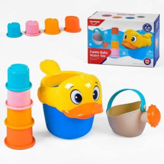 Гра для ванни HE 0276 лієчка, 4 невеликі відерця, в коробці