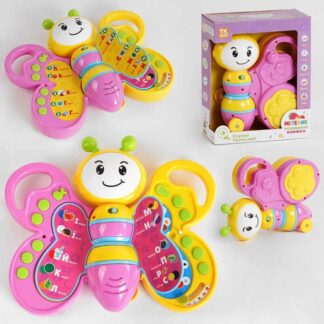 Книжка розвиваюча "Метелик" 35703 "TK Group", ОЗВУЧУВАННЯ УКРАЇНСЬКОЮ МОВОЮ, дитячі пісні, мелоді...