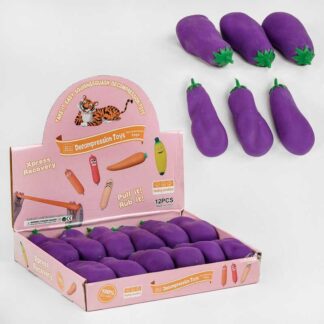 Гра-антистрес М 12174 “Баклажан”, ЦІНА ЗА 12 ШТУК У БЛОЦІ