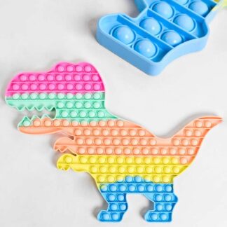 Гра-антистрес С 48337 Pop it Динозавр, 40 см, у пакеті