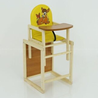 Гр Стульчик /кожзам/ №2025 - "Оленёнок Бэмби" - цвет ЖЕЛТЫЙ  (1) ТМ "Мася"