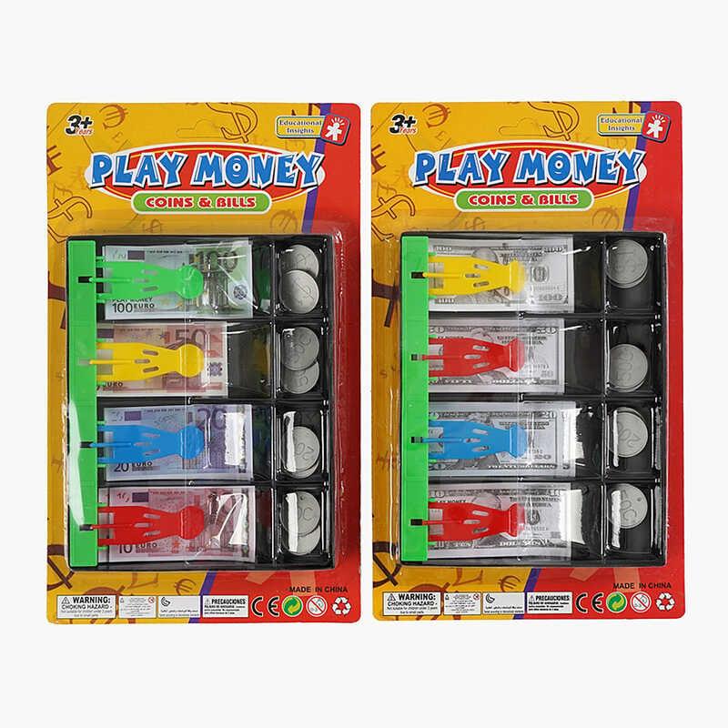 Гроші 929-033 2 види, банкноти, монети, каса, на листі