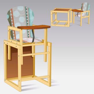 Гр Стульчик большой №1224 "Круги цветные" - ТМ "Мася"