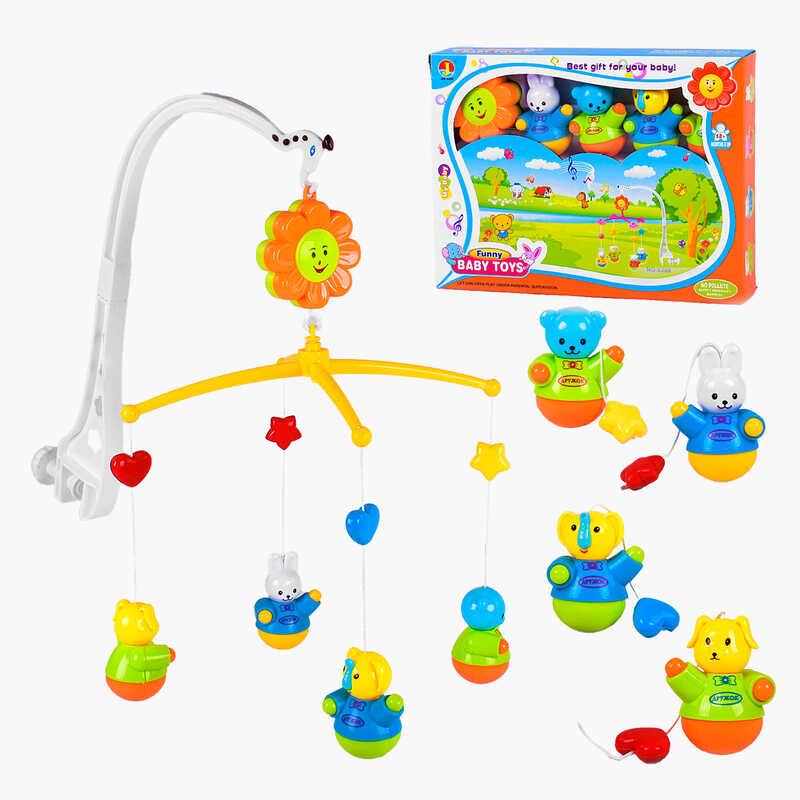 Карусель 6388 музична, заводний механізм, у коробці