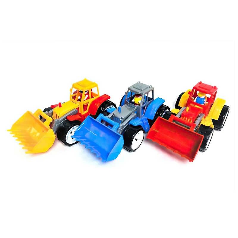 Гр Трактор з ковшем 007/7 кольоровий "BAMSIC"