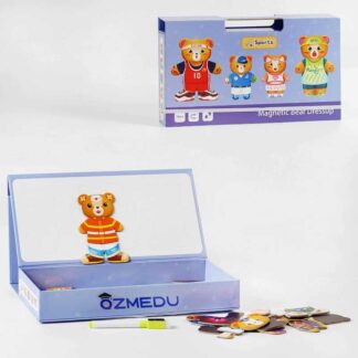 Дерев`яна магнітна дошка C 52514 пазли, в коробці