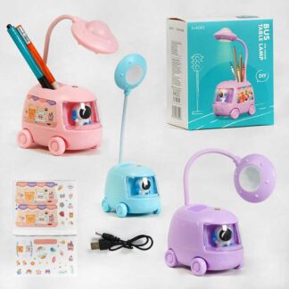 Лампа світлодіодна M 48498 3 кольори, “Космічний автобус”, 3 режими освітлення, нічник, вбудовани...