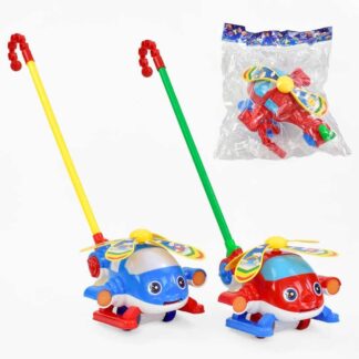 Каталка 0362 "Вертоліт" на паличці, з брязкальцем, в пакеті