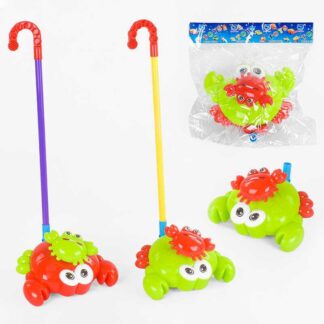 Каталка 0503 2 види, дзвіночок, в пакеті