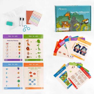 Логічна гра C 47860 "Логічні ігри", 30 карток, 2 фломастери, наклейки, в коробці