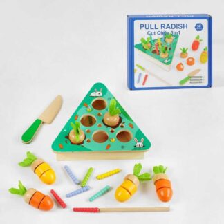 Логічна гра C 61737 дерев`яна, гра на липучках, сортер, магнітна гра, в коробці