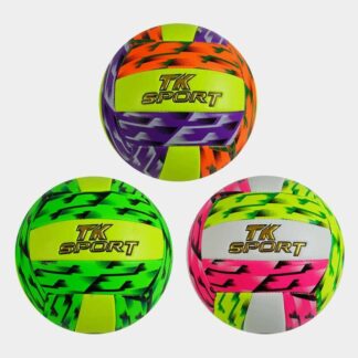М`яч волейбольний C 60975 "TK Sport" 3 види, матеріал м`який PVC, вага 280-300 грамів, розмір №5,...