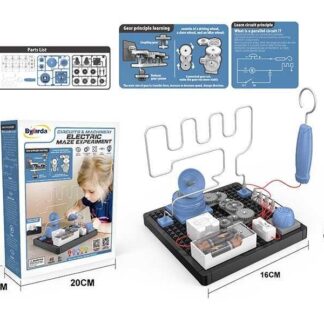 Конструктор електронний DL 0102 “Лабіринт”, 46 елементів, QR-код з відео майстер-класом, на батар...