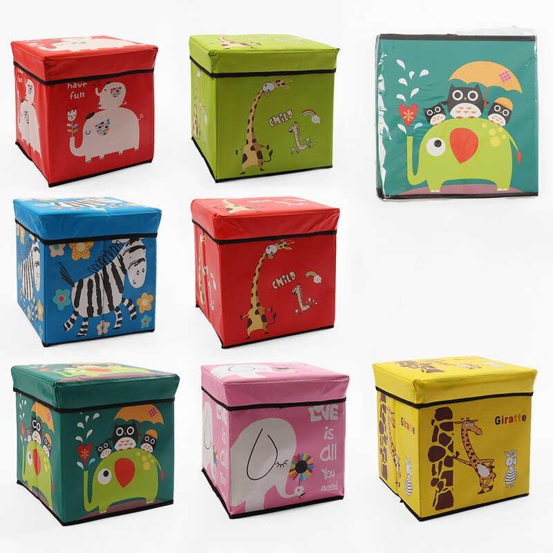 Короб-органайзер C 68850 30х30х30 см, складний, в пакеті, ВИДАЄТЬСЯ МІКС ВИДІВ