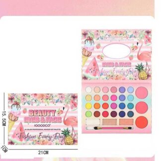 Косметика IG 3086 палетка, 30 кольорів, пензлик, дзеркальце, у плівці