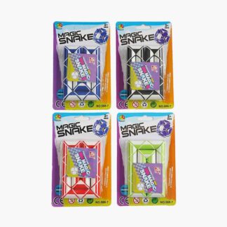 Логічна змійка 588-7 4 кольори, в слюді, ВИДАЄТЬСЯ ТІЛЬКИ МІКС ВИДІВ