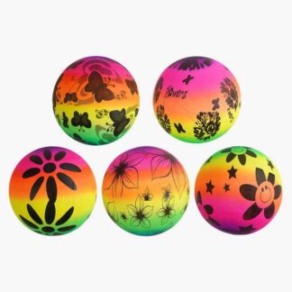 М`яч гумовий F 43265 діаметр - 19 см, в пакеті, ВИДАЄТЬСЯ ТІЛЬКИ МІКС ВИДІВ