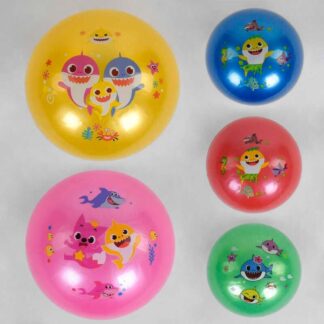 М`яч гумовий С 43307 5 кольорів, вага 60 грам, діаметр 18, перламутровий, ВИДАЄТЬСЯ ТІЛЬКИ МІКС В...