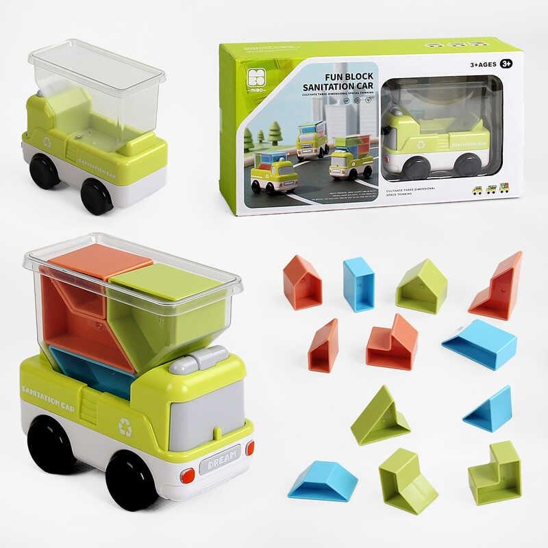 Логічна машинка CY 2221 12 блоків, книжечка з завданнями, в коробці