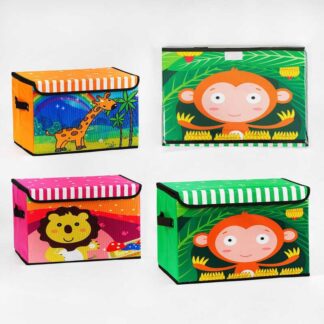 Кошик для іграшок C 61903 3 види, "Тваринка", 39х25х24.5 см, ВИДАЄТЬСЯ ТІЛЬКИ МІКС ВИДІВ