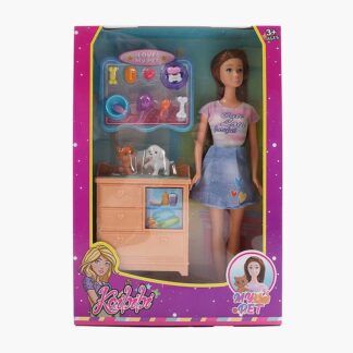 Лялька WG 248 висота: 30см, знімний одяг, рухомі кінцівки, комод, аксесуари, в коробці