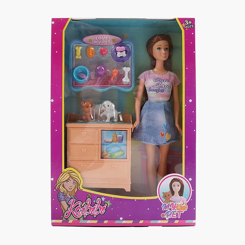 Лялька WG 248 висота: 30см, знімний одяг, рухомі кінцівки, комод, аксесуари, в коробці