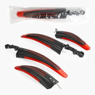 Крила велосипедні універсальні PL-10112 КОЛІР-ЧЕРВОНИЙ