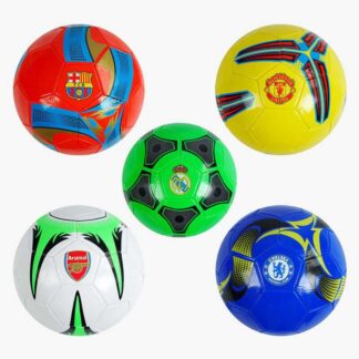 М`яч футбольний C 62381 5 видів, вага 300-310 грамів, гумовий балон, матеріал PVC, розмір №5, ВИД...