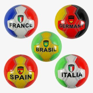 М`яч футбольний C 62397 5 кольорів, вага 300-310 грамів, гумовий балон, матеріал PVC, розмір №5,...