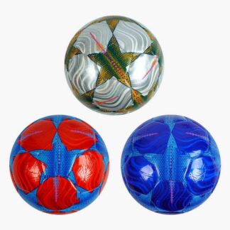 М`яч футбольний C 62408 3 види, вага 330-350 грамів, матеріал PU, балон гумовий, розмір №5, ВИДАЄ...