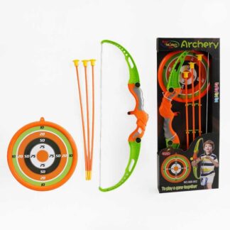 Лук 668-002 висота 62см, мішень, 3 стріли з присосками, в коробці