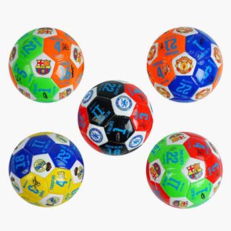 М`яч футбольний C 62430 5 видів, РОЗМІР №2, вага 100 грамів, матеріал PVC, балон гумовий, ВИДАЄТЬ...